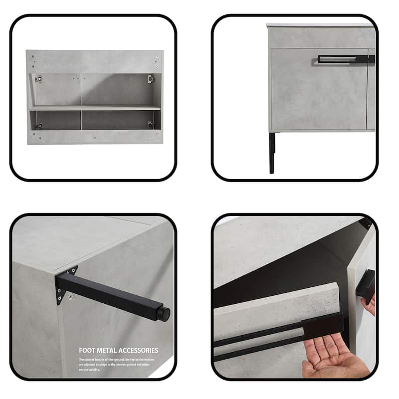 Freestanding Bathroom Vanity with Sink