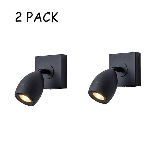 Battery Operated RGB Wall Lamp, Magnetic Wireless Dimmable with Remote