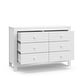 preview thumbnail 38 of 49, Graco Noah 6 Drawer Double Dresser