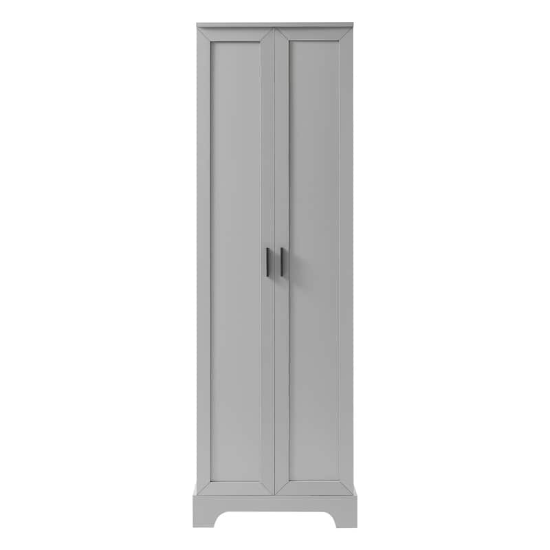 Versatile Storage Cabinet with Adjustable Shelves, Anti-Tipping Design and Spacious Interior for Bathroom, Diningroom and More