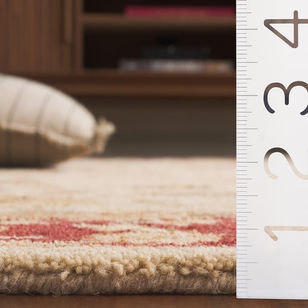 SAFAVIEH Anatolia Angeline Traditional Oriental Hand-spun Wool Rug