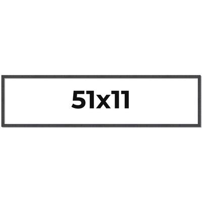 51x11 Frame Brown Solid Wood Picture Frame - Complete Modern Photo