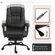 preview thumbnail 58 of 63, Vinsetto Office Desk Chair Recliner, Height Adjustable Movable Lumbar Support with 6-Point Vibrating Massage
