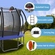 preview thumbnail 6 of 21, 15 ft. Round Outdoor Trampoline with Enclosure Net ﻿