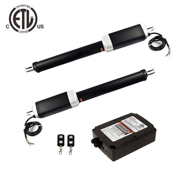 ALEKO Basic Kit ETL Swing Gate Opener for Dual Gate up to 1300 lb Bed