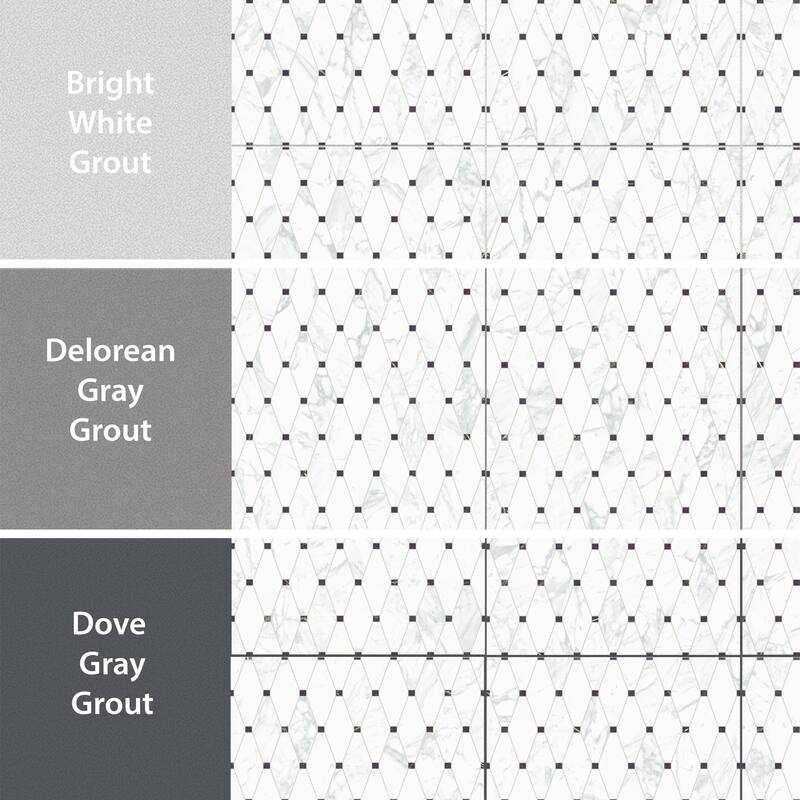 Merola Tile Reve Octogone Deco 23-1/2" x 47-1/8" Porcelain Floor and Wall Tile