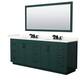 Option Green, Black Trim, Giotto Quartz Top