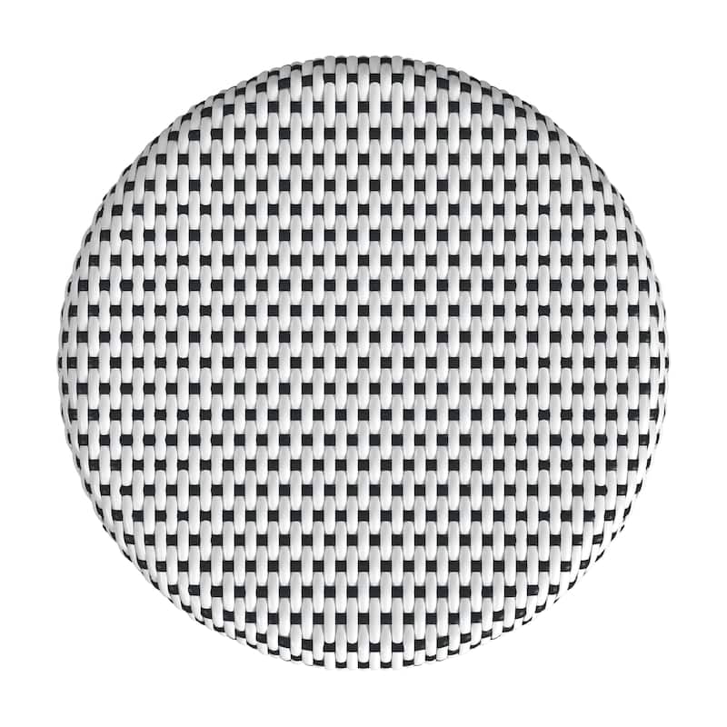 Tobias Rattan Round 18" Accent Stool