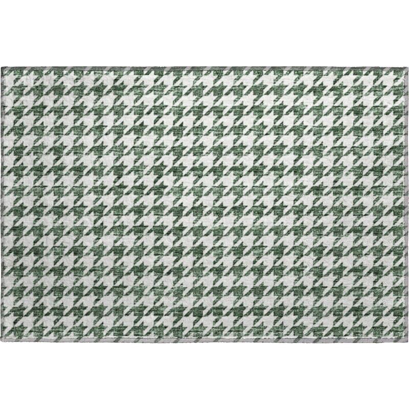 Premium Washable Super Soft Modern Houndstooth Mayfield Rug