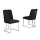 preview thumbnail 2 of 18, Best Quality Furniture Boucle 2pc Chairs Chrome Legs