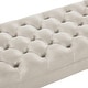 preview thumbnail 5 of 23, Velvet Long Bed Bench for Bedroom,Upholstered Window Bench with Tufted Button,Entryway Bench,Bolster Bench for Living Room