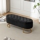 preview thumbnail 33 of 120, Velvet Storage Bench for Bedroom