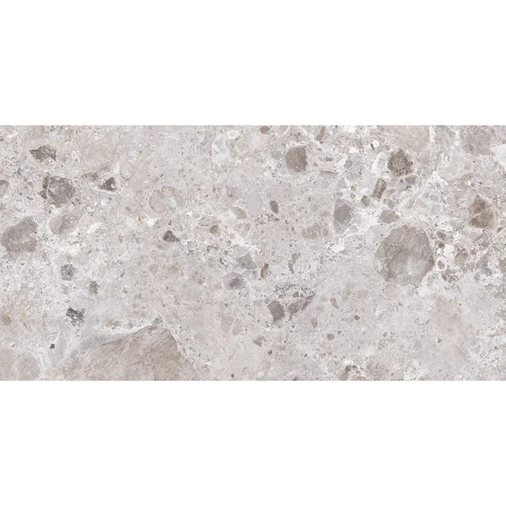 Splendor 24x48 Petra Gray Porcelain Large Format Veining Wall and Floor Tile (15.5 sq ft/case) - 2 Pack