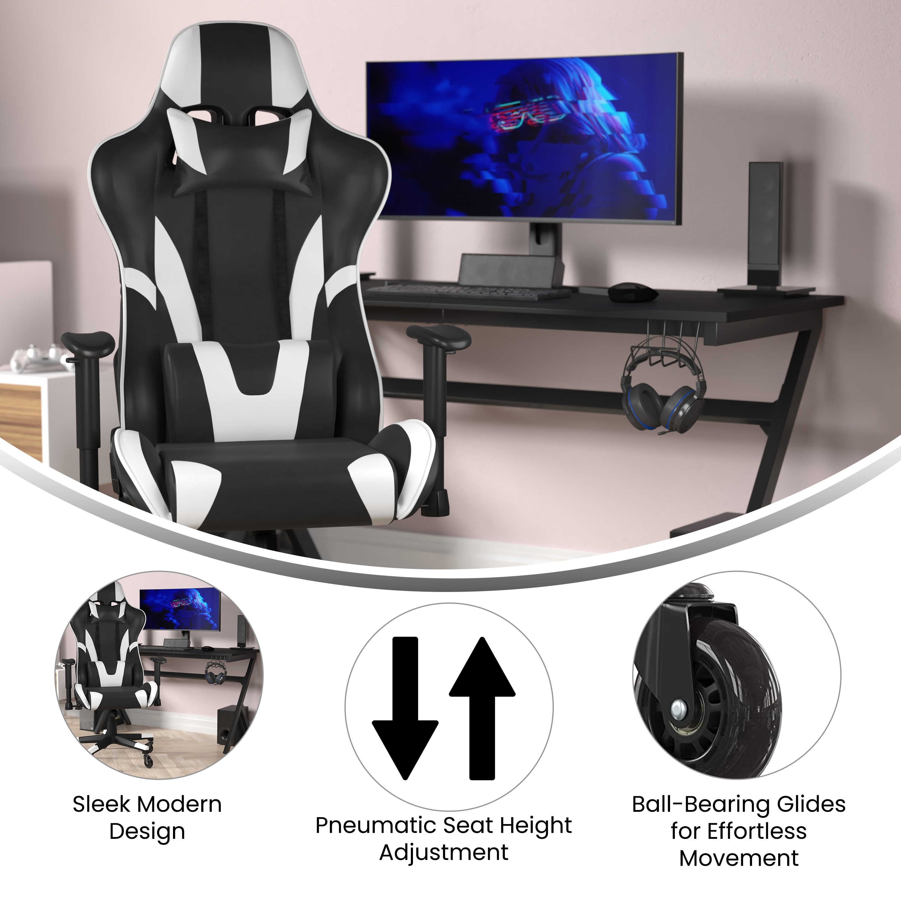 Gaming roller chair hot sale
