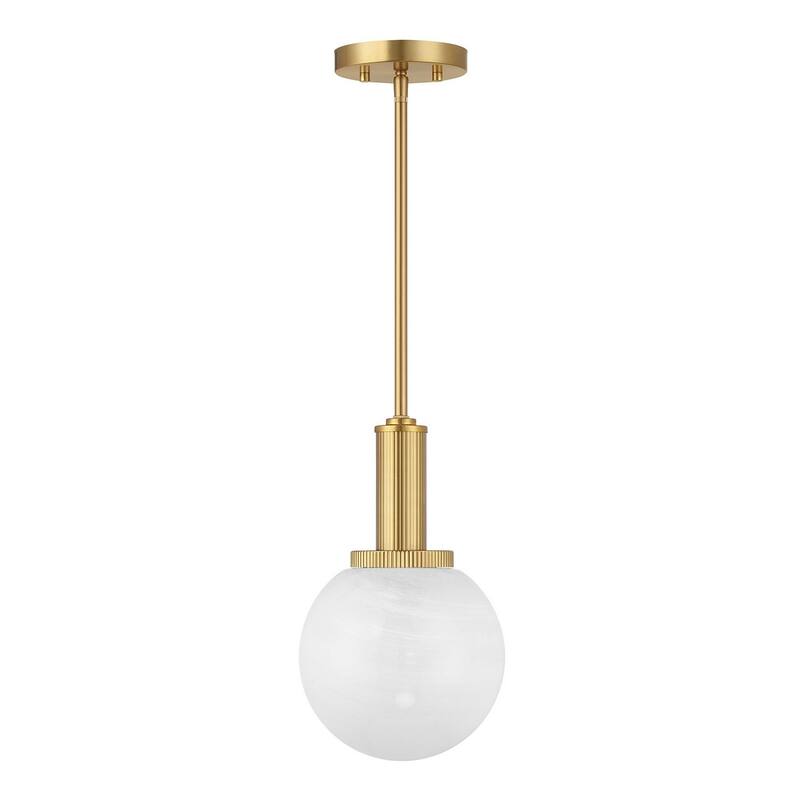 1-Light Pendant By Trade Winds - Natural Brass