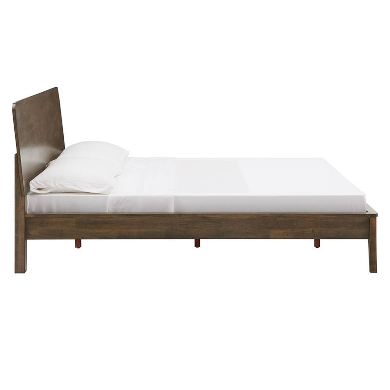 Clark Mid-century Modern Wooden Platform Bed by iNSPIRE Q Modern