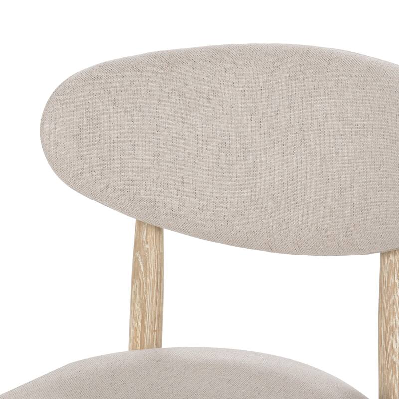 Classic Home Tiber Set of 2 Oak Wood Dining Chairs