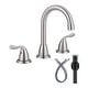 preview thumbnail 7 of 34, WOWOW 8 Inch Widespread Bathroom Faucet in Morden Brushed Nickel