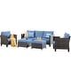 preview thumbnail 78 of 82, OVIOS 5-Piece Outdoor Wicker Patio Conversation Set