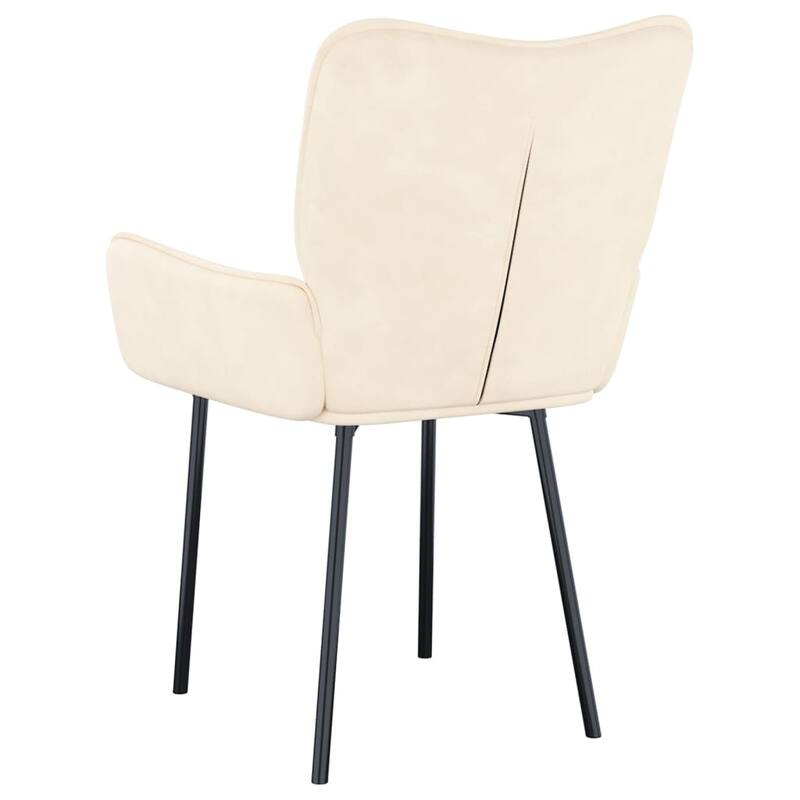 vidaXL Dining Chairs 2 Pcs Accent Upholstered Chair for Living Room Velvet - 21.7" x 23" x 32.1"
