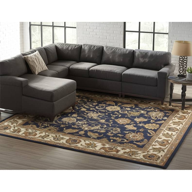 HomeRoots Oriental Traditional Rectangle Area Rug