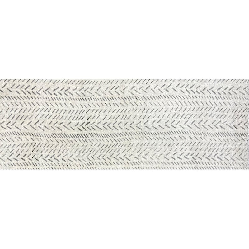 Abstract Stain Resistant Area Rug - 2' X 6'