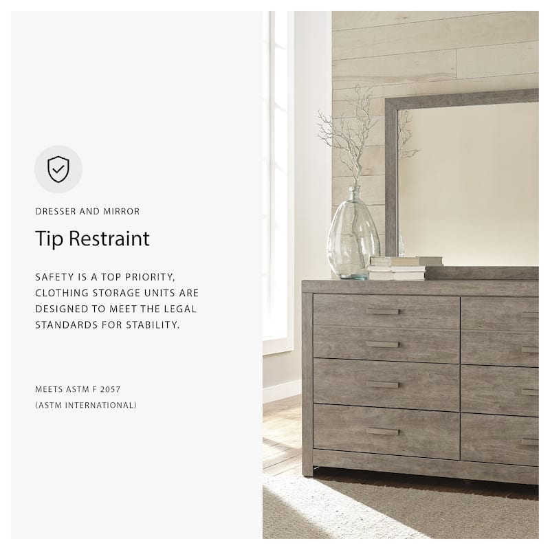 Signature Design by Ashley Balnain Grey Dresser