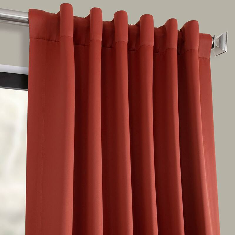 Exclusive Fabrics Room Darkening Curtain Panel Pair (2 Panels)