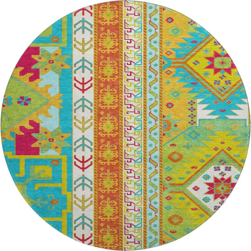 Premium Washable Super Soft Boho Global Aniston Mayfield Rug