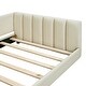 preview thumbnail 10 of 22, Queen Size & Twin XL Size Upholstered Platform Bed,Mother & Child Bed