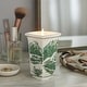 preview thumbnail 25 of 35, Modern Chinoiserie Ceramic Candle - Sage and Eucalyptus Scented Green - 4.5"