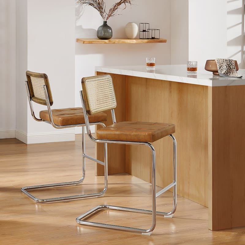 Art Leon Accent Dining Chair with Cane Backrest (Set of 2)