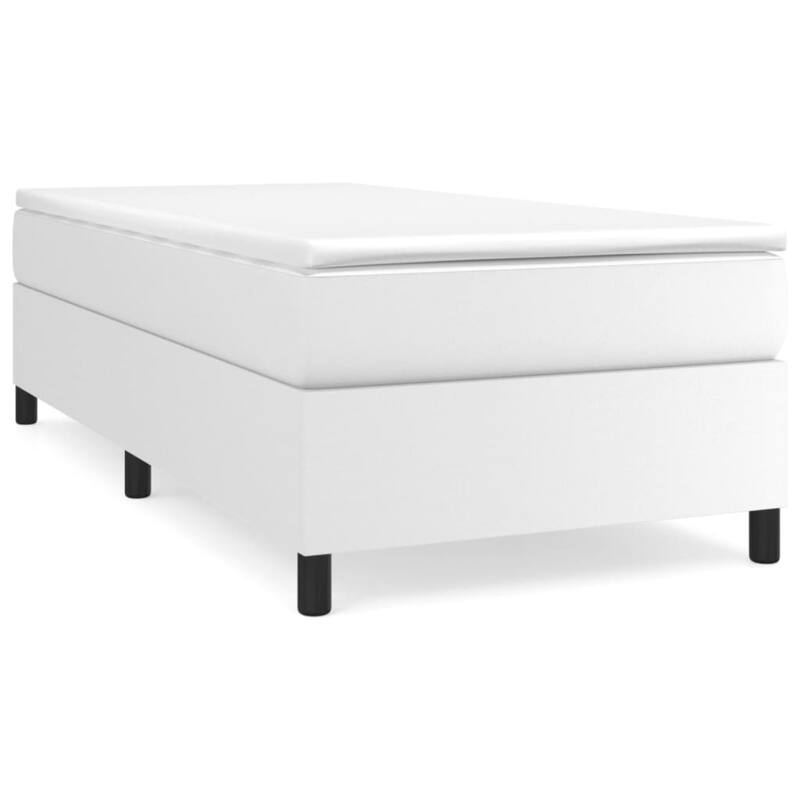 vidaXL Bed Frame Box Spring Platform Bed Mattress Foundation Faux Leather