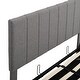 preview thumbnail 24 of 22, Upholstered Platform bed with a Hydraulic Storage System.