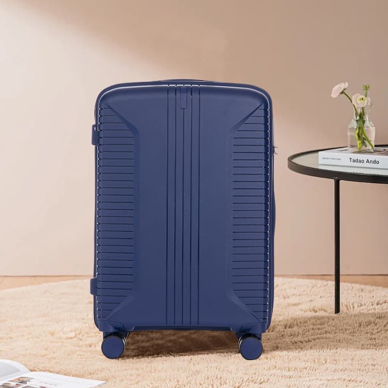 3-Piece, Modern Luggage Sets, Multi-functional Luggage with Spinner Spinner and Combination Lock, for Boarding Travel, Blue