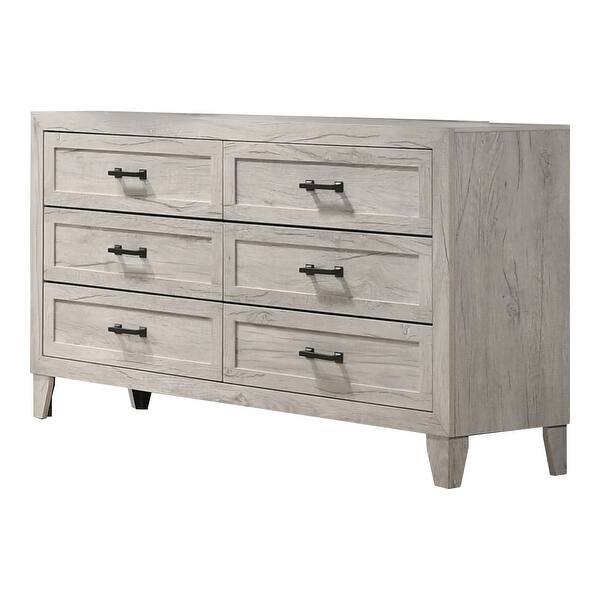 better homes and gardens modern farmhouse 6 drawer dresser Better Homes & Gardens Oaklee 6 Drawer Dresser, Charcoal Finish