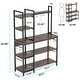 preview thumbnail 5 of 7, Kitchen Bakers Rack with Storage, 43 inch Microwave Stand 5-Tier Kitchen Utility Storage Shelf