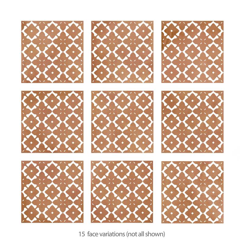 Merola Tile Bari Fortuna Cotto 12-7/8" x 12-7/8" Porcelain Floor and Wall Tile
