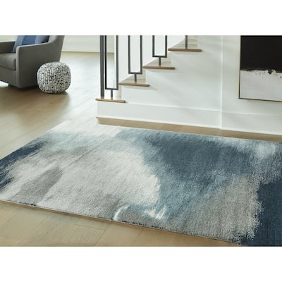 Signature Design by Ashley Brentward Blue/Gray Rug