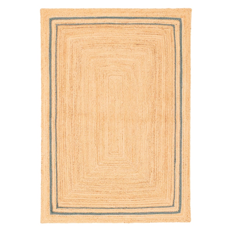 ECARPETGALLERY Flat-Weave Palas Denizli Tan Jute Rug - 4'7 x 6'8