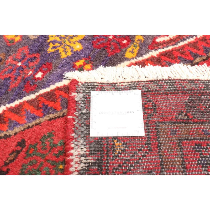 ECARPETGALLERY Hand-knotted Andelz Red Wool Rug - 3'11 x 6'6