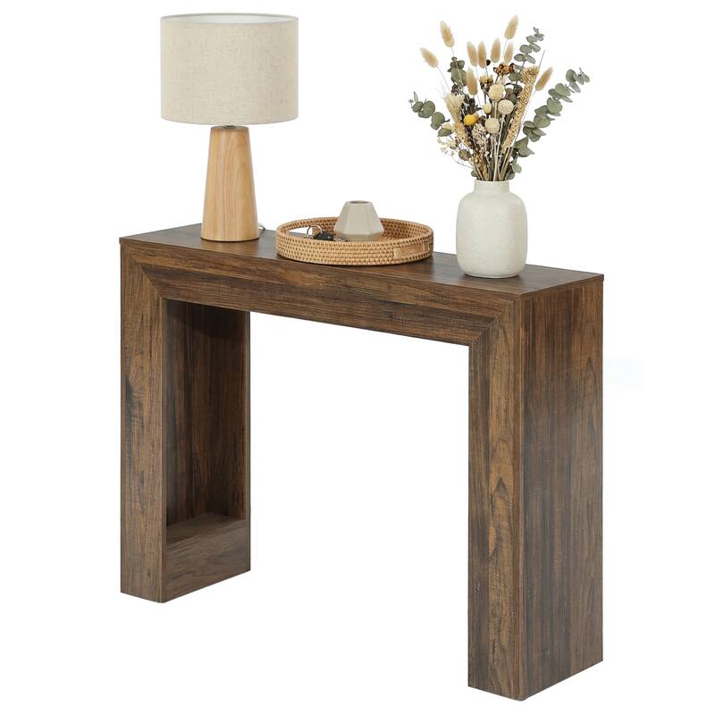 Console Table, Narrow Entryway Table, Small Sofa Table Behind Couch for Space Saving, for Living Room, Entryway, Hallway