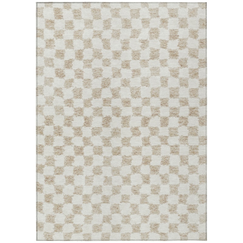 HomeRoots Geometric Transitional Rectangle Outdoor Rug