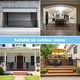 preview thumbnail 14 of 17, Yescom Retractable Baby Gate for Stairs 71" Wide 33" Tall Dog Gate for DoorwaysPool Desk Porch