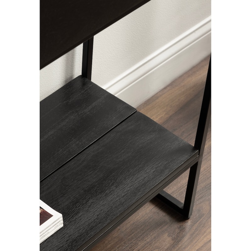 Kate and Laurel Malone Wood and Metal Console Table