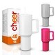 preview thumbnail 3 of 46, Cheer Collection Insulated Tumbler with Reusable Straw
