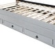 preview thumbnail 15 of 57, Rabbit-Shaped Velvet Platform Bed Frame with Trundle & LED Lights