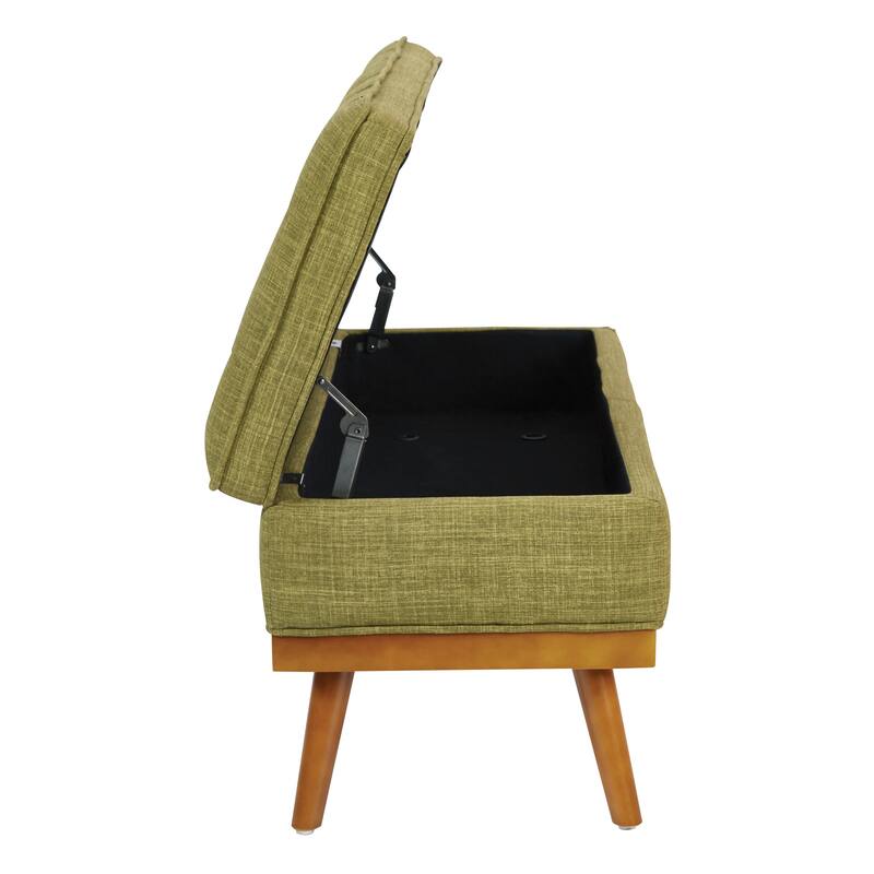 Carson Carrington Sastamala Mid-century Storage Bench