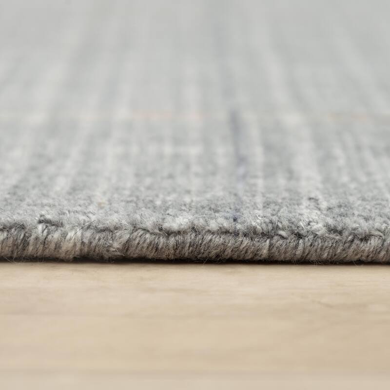 Alora Decor Chic Hand Loomed Abstract Lined Rug