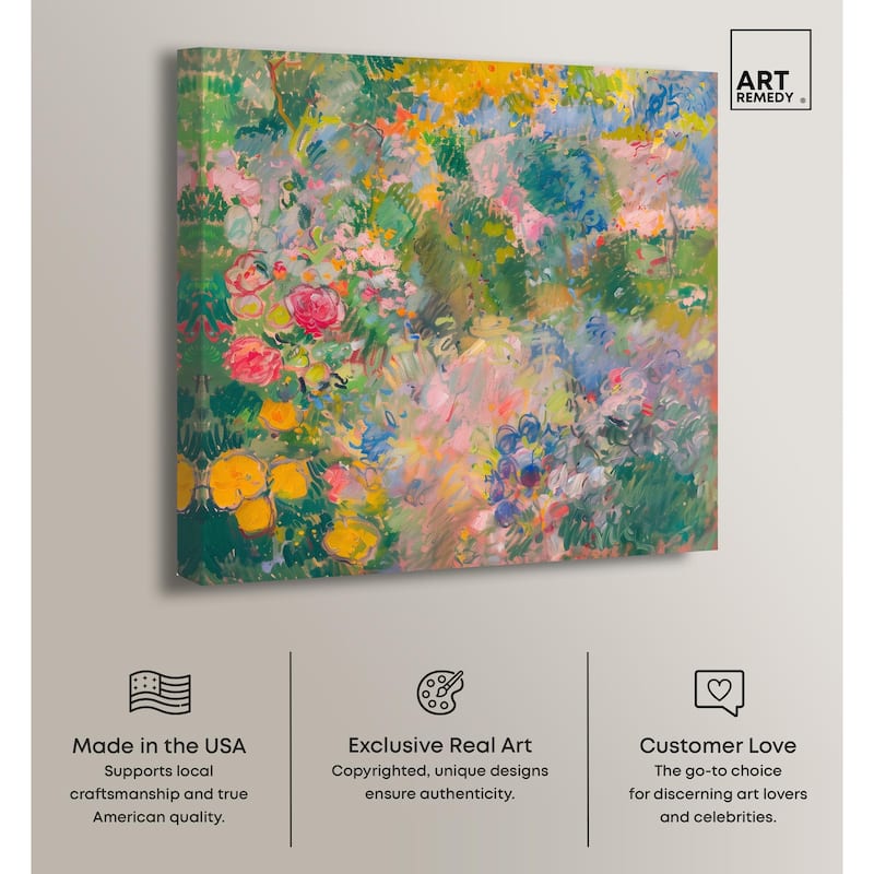 Hues of Happiness I Canvas by Art Remedy, Gallery Wrapped